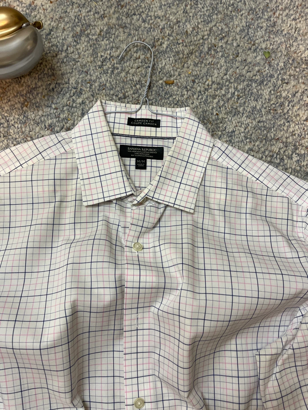 Banana Republic Men's Plaid Dress Shirt - Medium - photo 2