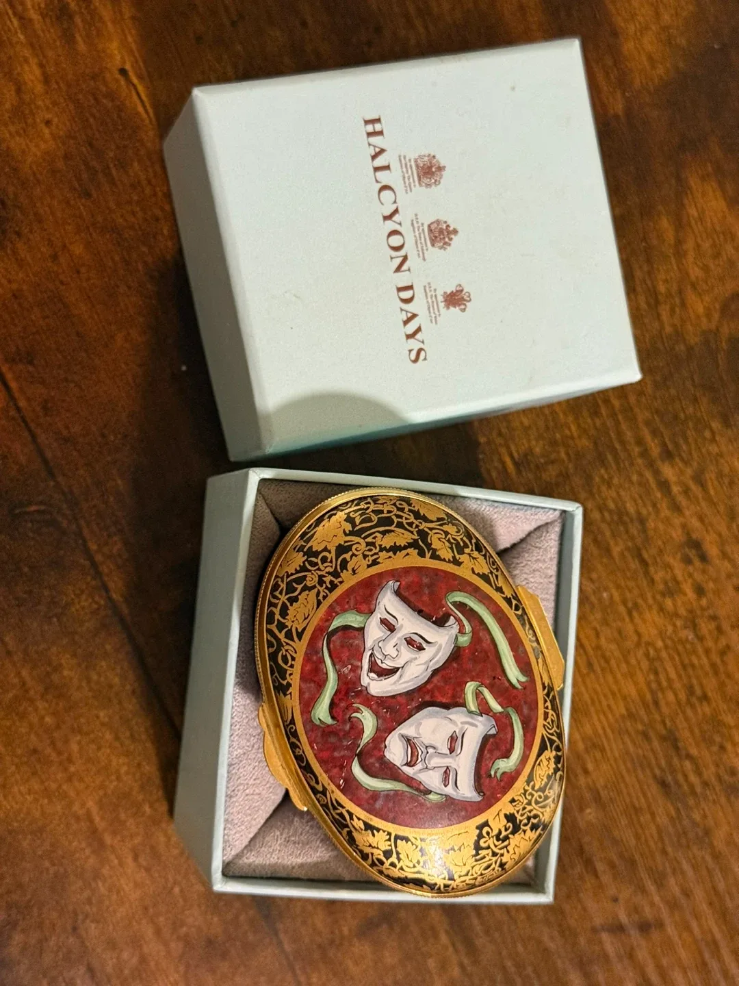 Halcyon Days Enamel Box - Limited Edition