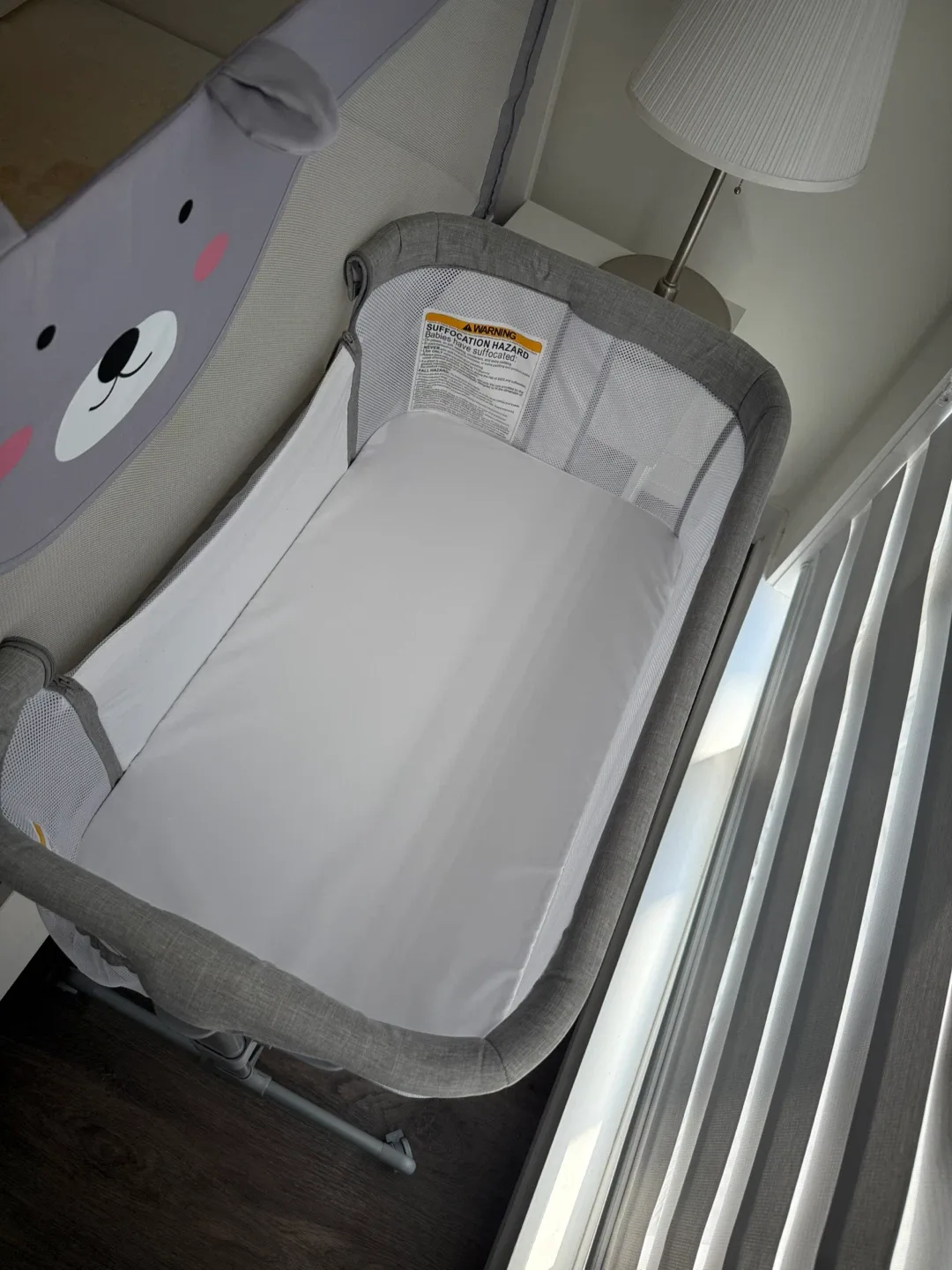 Adjustable Baby Bassinet - Grey. Brand TCBunny image indicator(3)