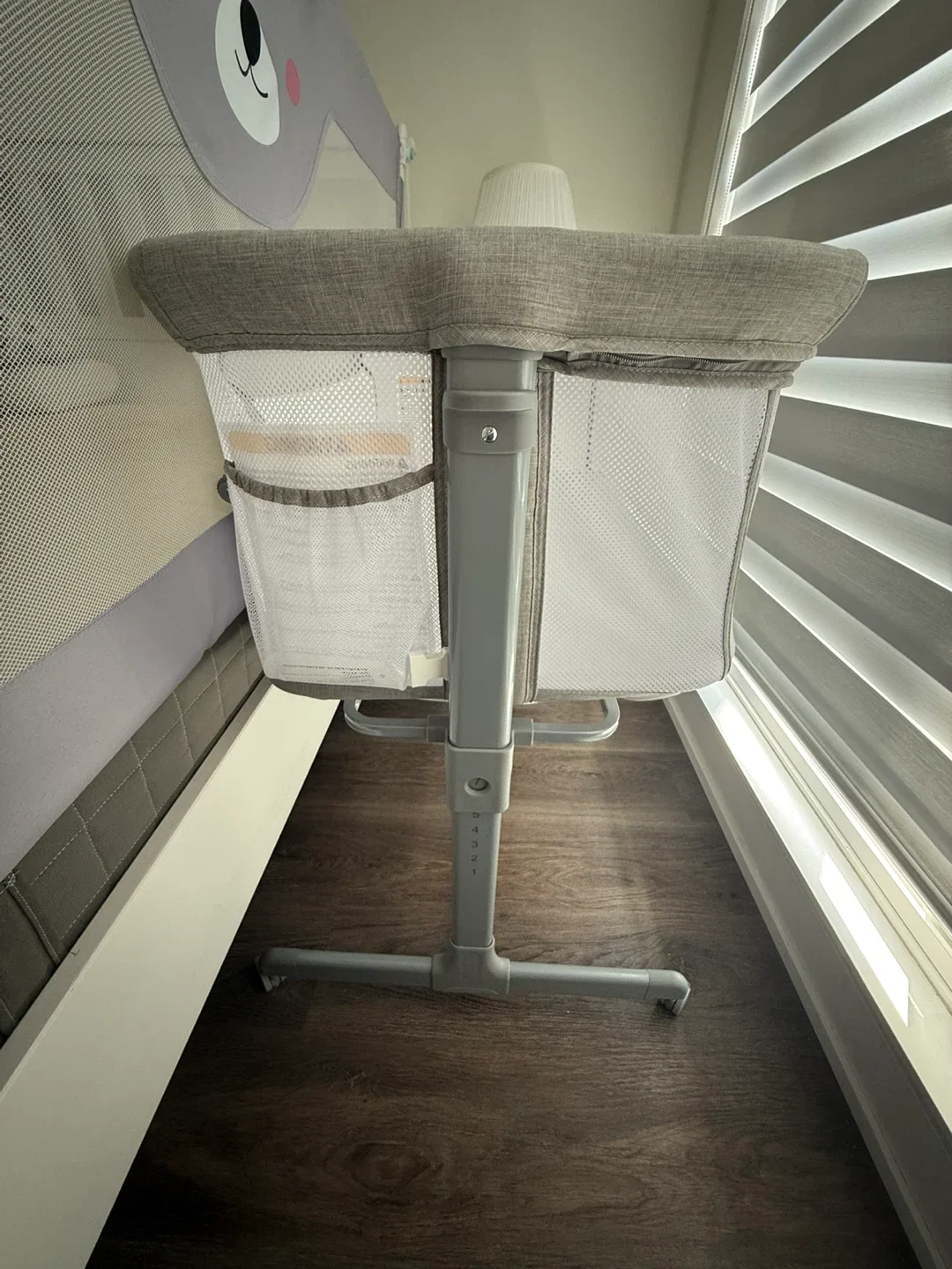 Adjustable Baby Bassinet - Grey. Brand TCBunny image indicator(5)