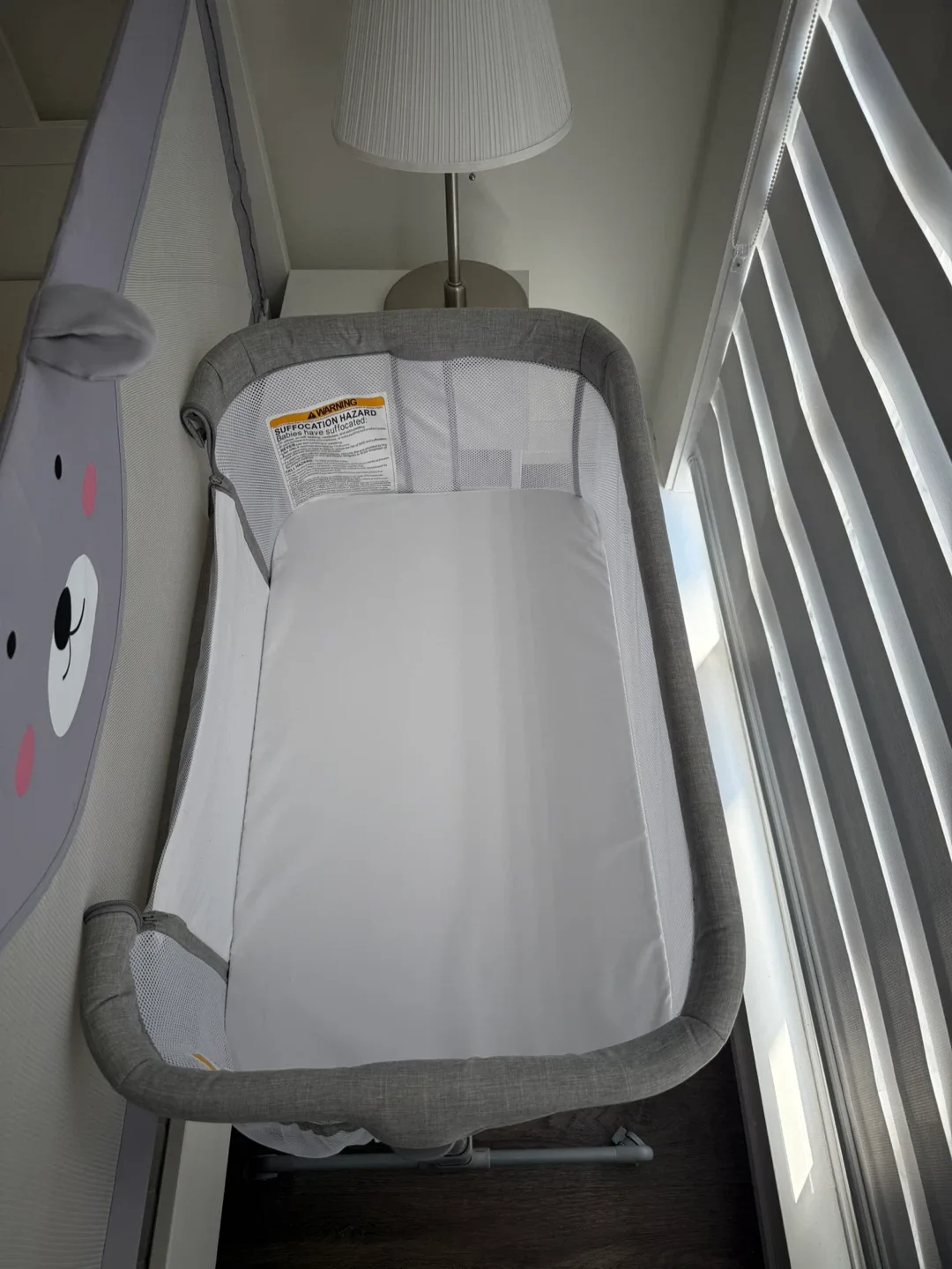 Adjustable Baby Bassinet - Grey. Brand TCBunny image indicator(4)