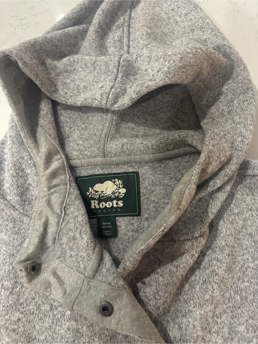 Roots Canada Grey Hooded Tunic - Size M image indicator(3)