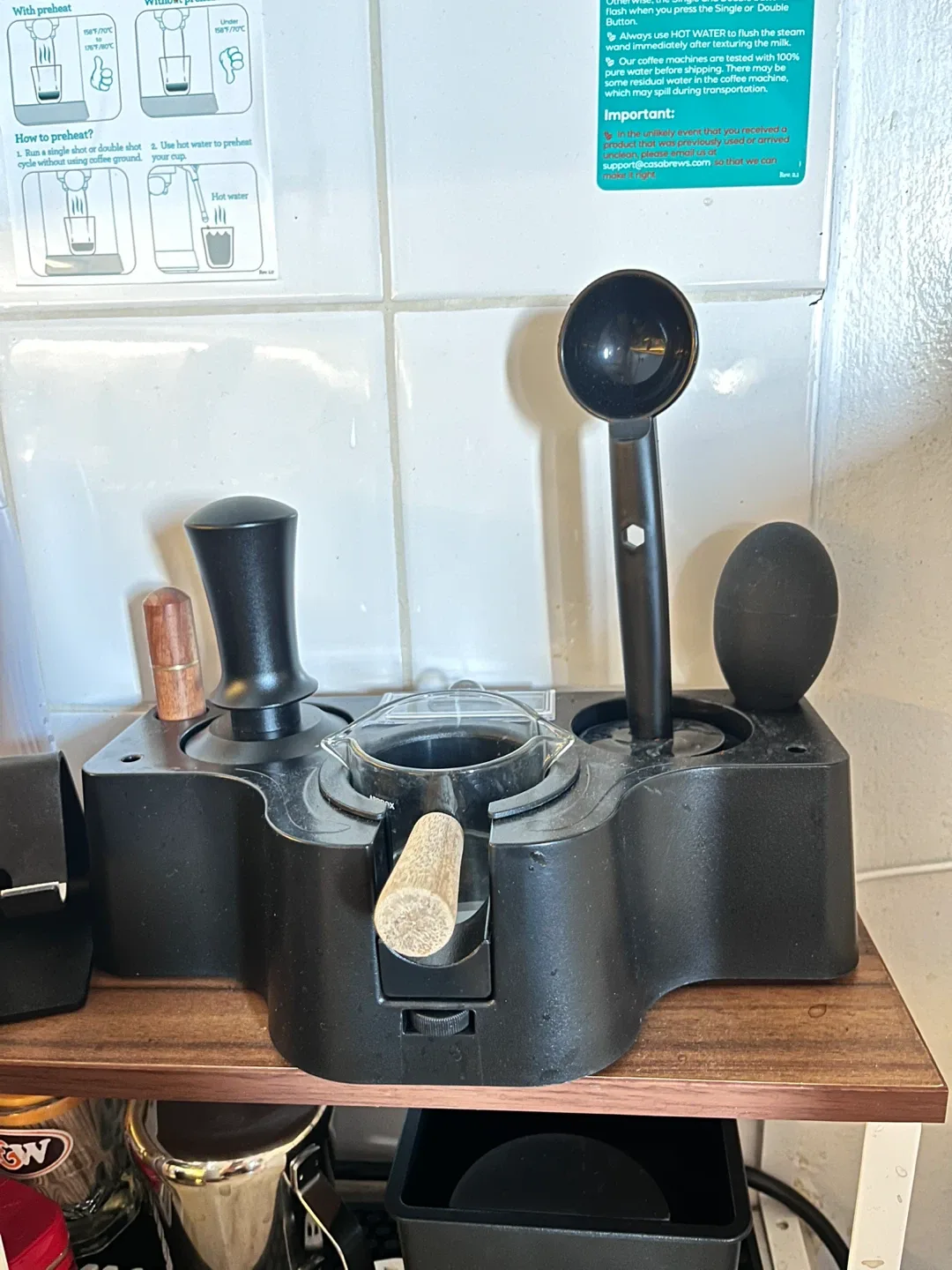 Espresso Coffee Tamper Station image indicator(4)