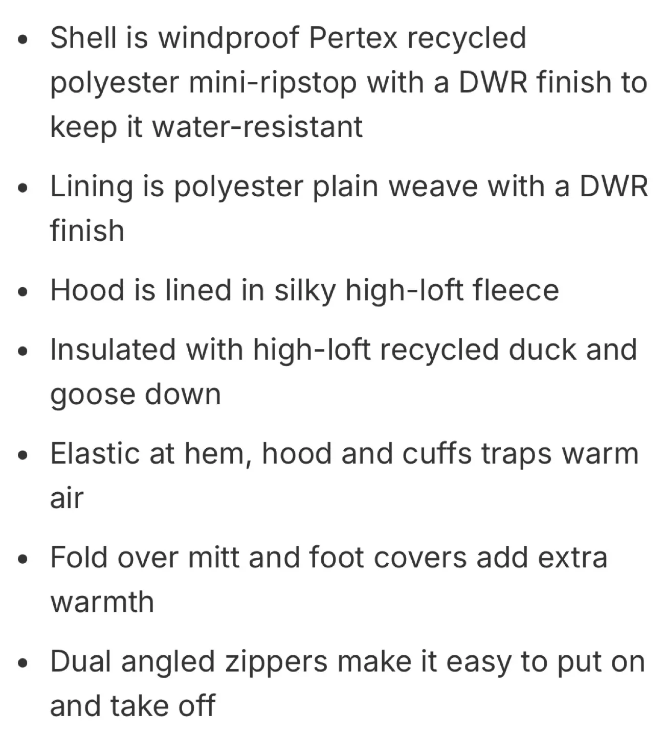 Patagonia Down Sweater Bunting Suit – Size 6–12M image indicator(8)