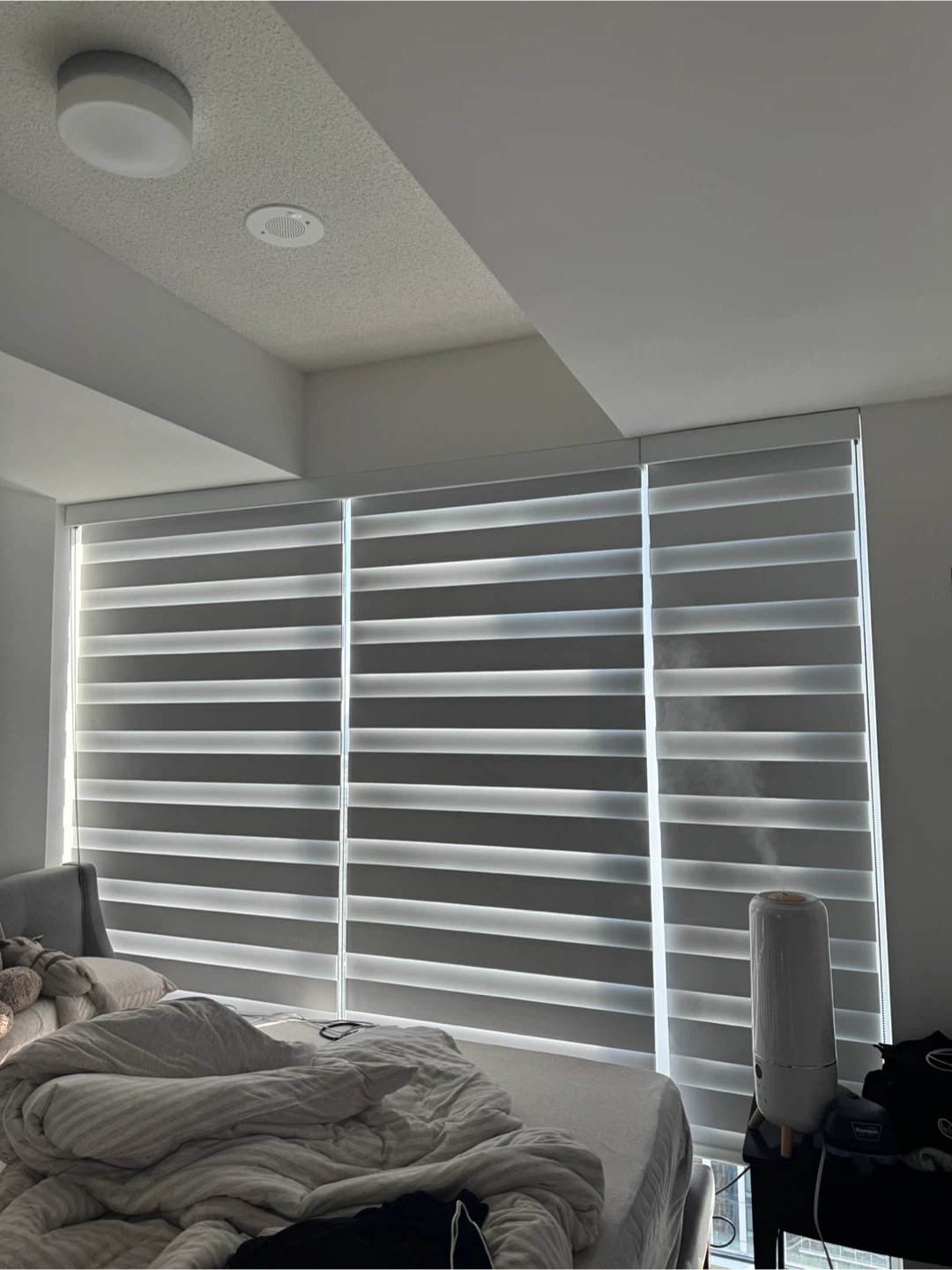 2 pieces Zebra Blinds - Floor to ceiling