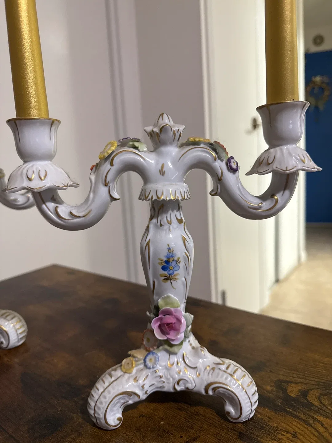 Vintage Schumann Arzberg Germany Candelabra image indicator(2)