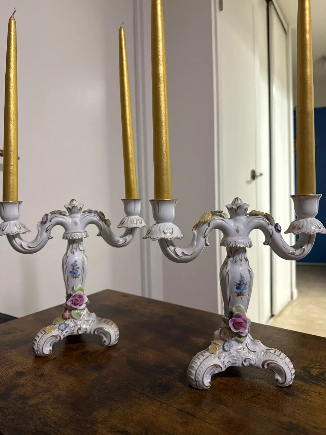 Vintage Schumann Arzberg Germany Candelabra