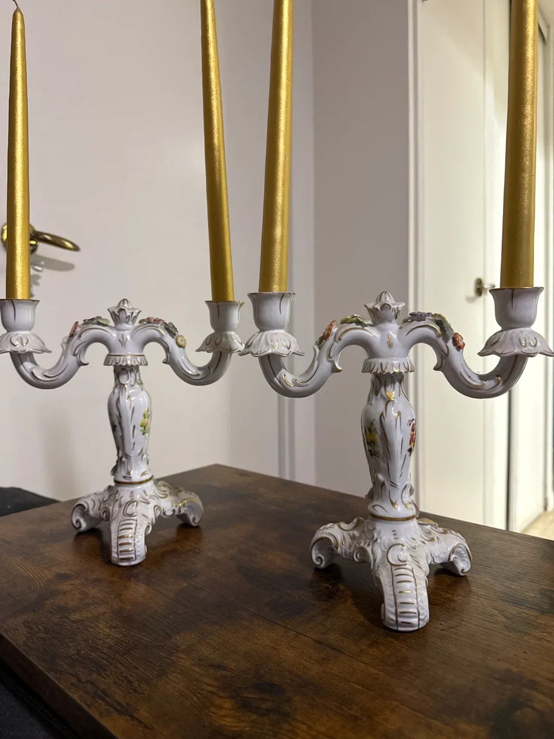 Vintage Schumann Arzberg Germany Candelabra image indicator(4)