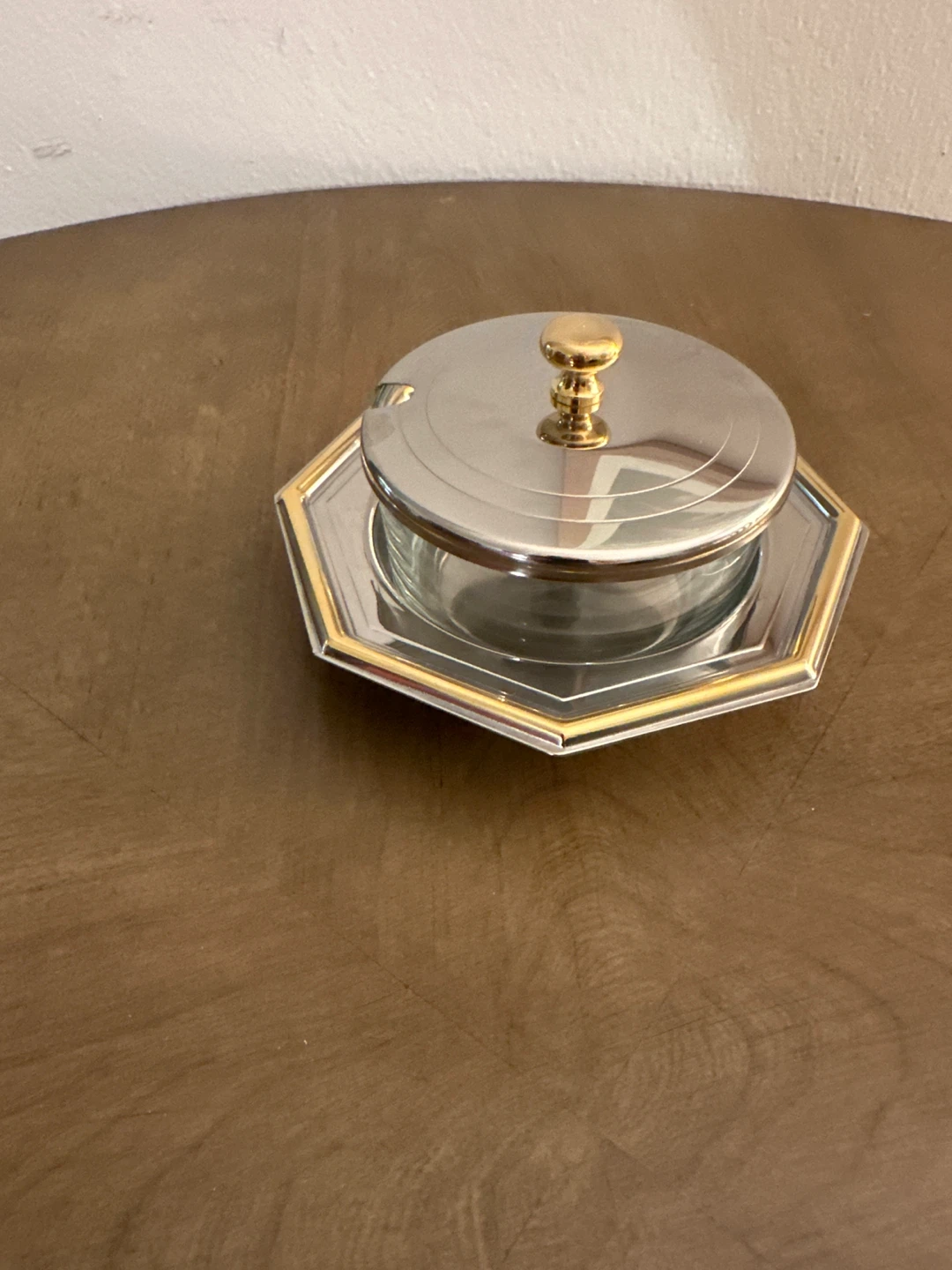 Jam/Sugar Bowl with Lid & Tray