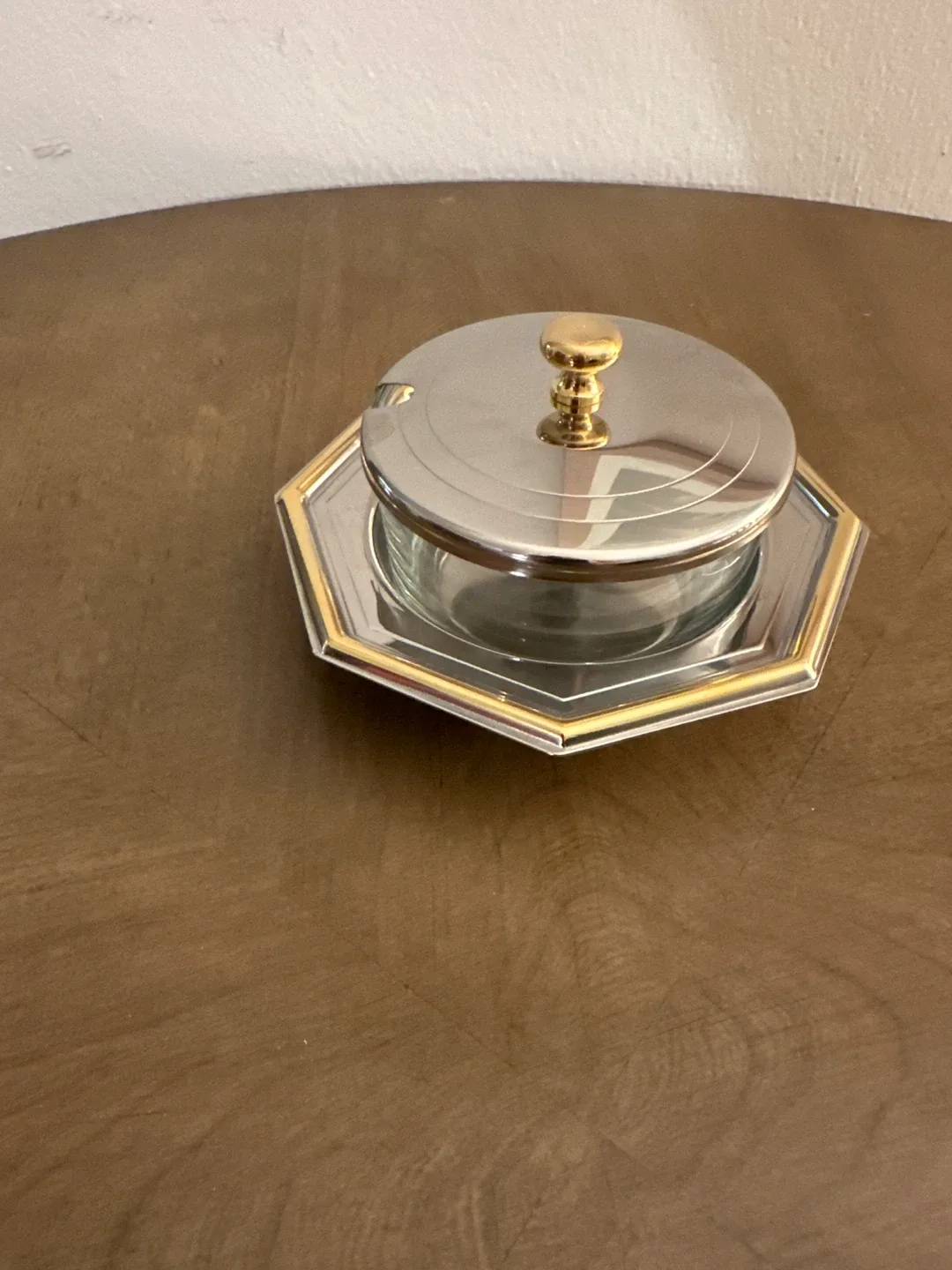 Jam/Sugar Bowl with Lid & Tray