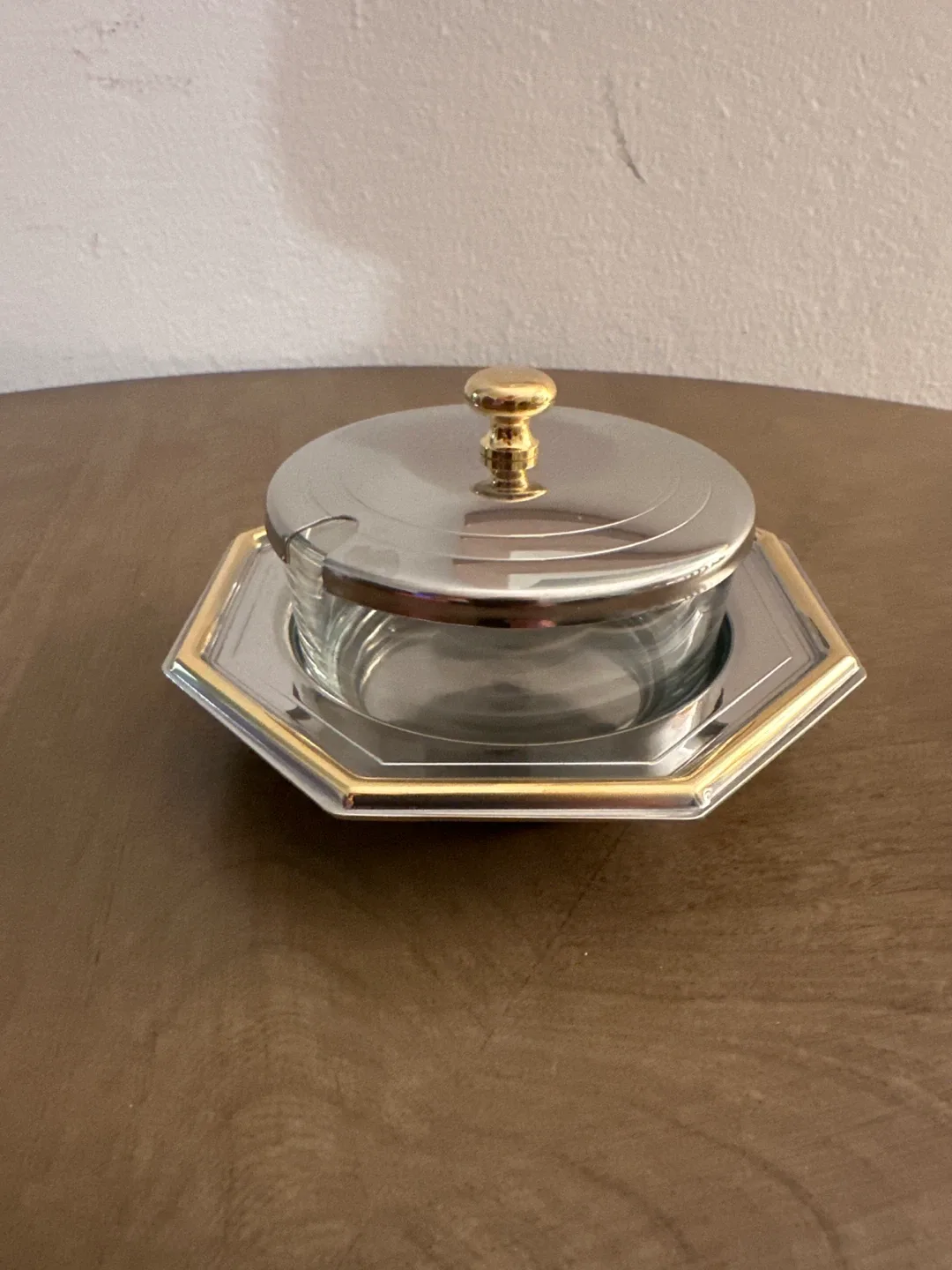 Jam/Sugar Bowl with Lid & Tray image indicator(4)