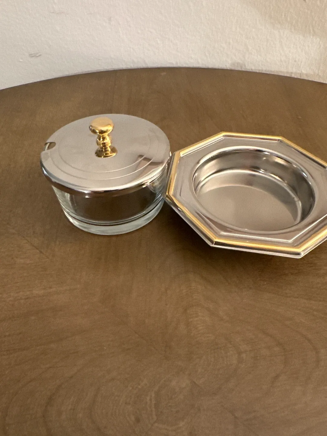 Jam/Sugar Bowl with Lid & Tray image indicator(2)