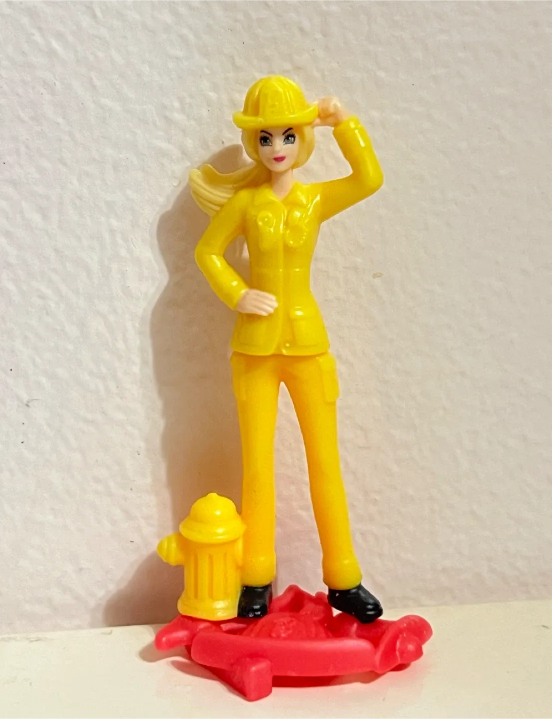 Barbie Kinder Surprise Firefighter Figurine