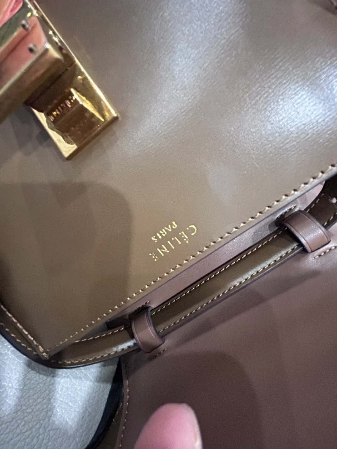 Celine brown Leather Shoulder Bag image indicator(4)