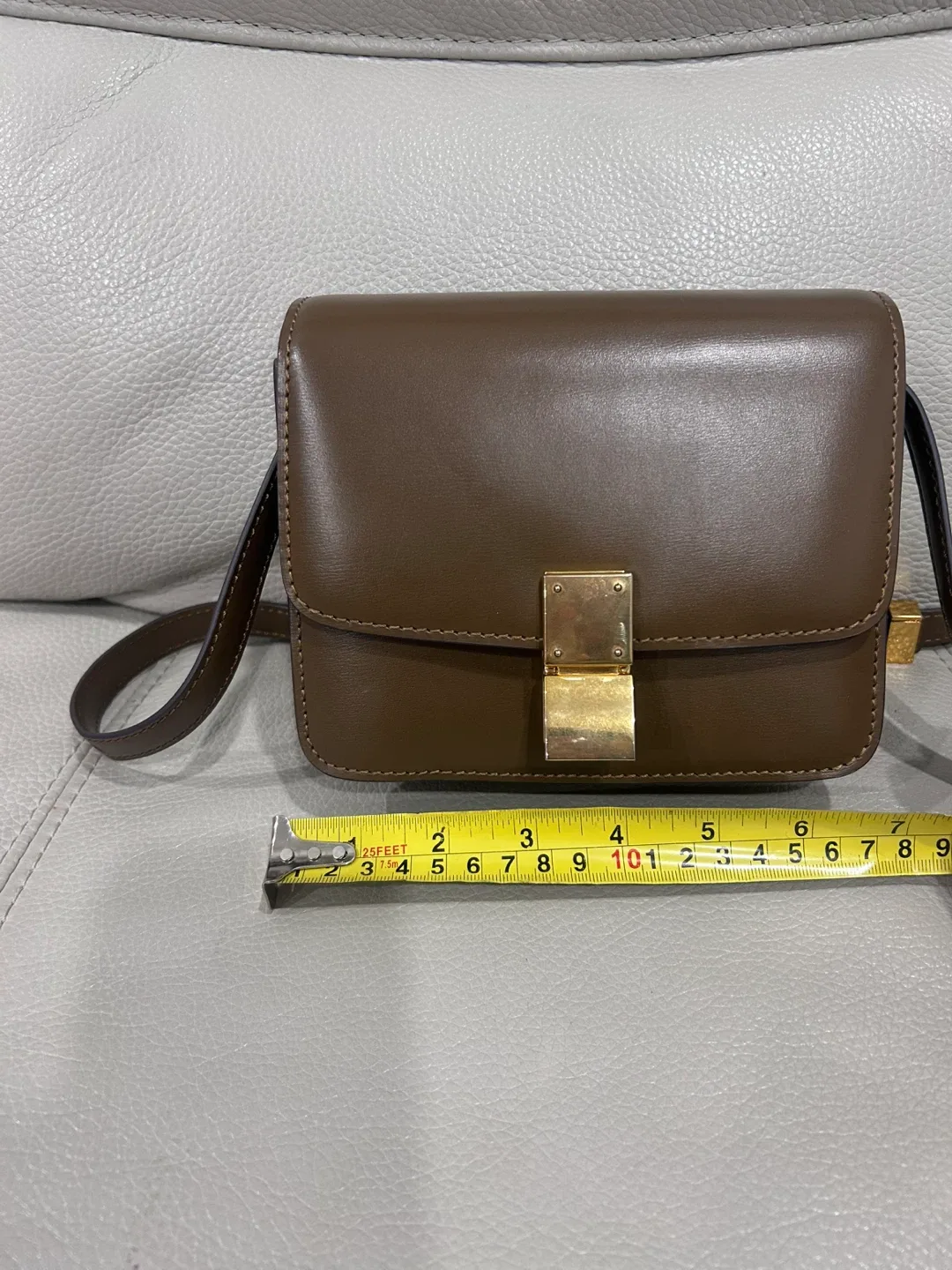 Celine brown Leather Shoulder Bag