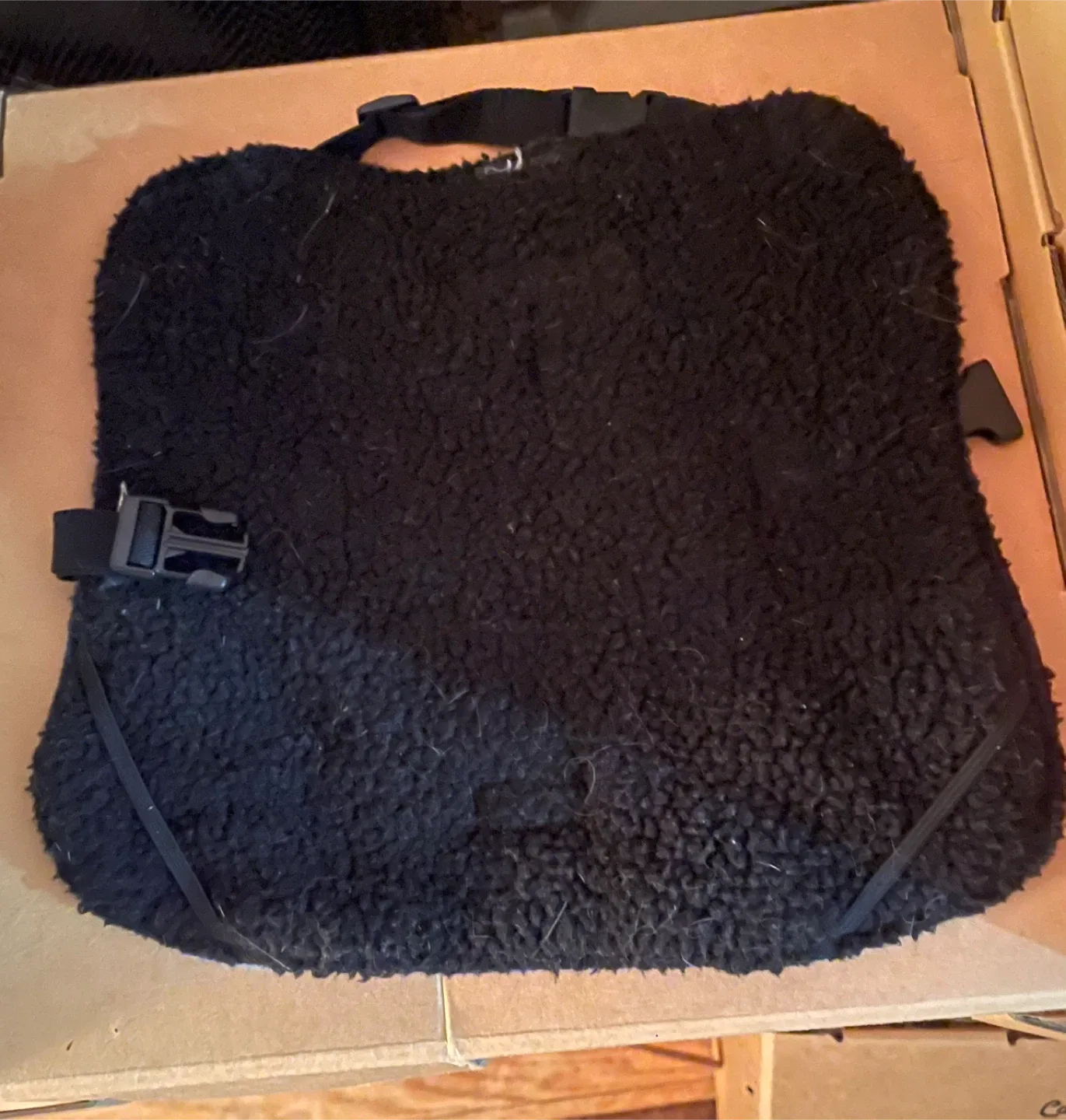 Cats & Dawgs small plaid fleece coat image indicator(2)