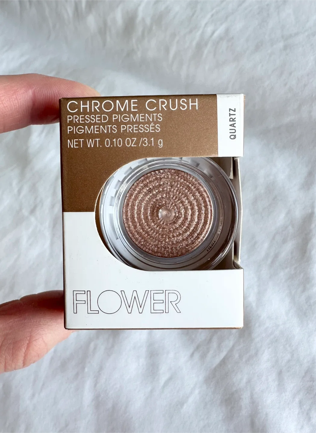 Flower Beauty Chrome Crush Pressed Pigment - Quartz