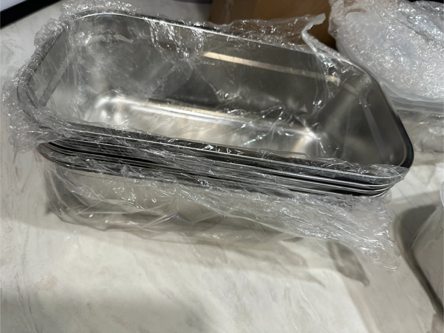 8 Stainless Steel Food Storage Containers with Lids - photo 4