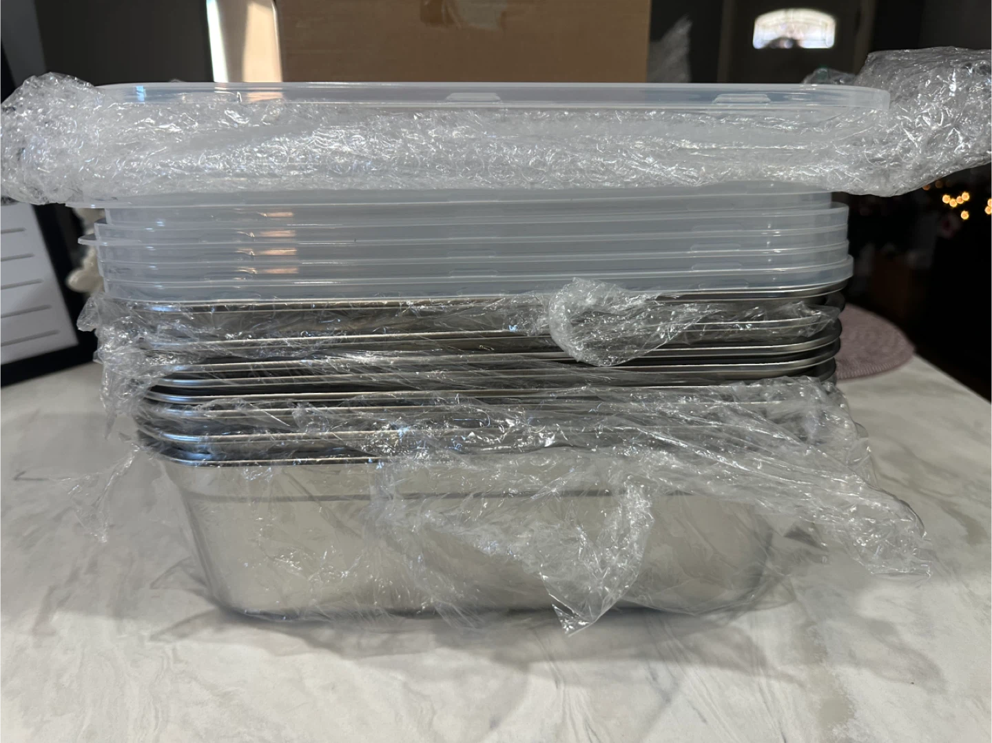 8 Stainless Steel Food Storage Containers with Lids