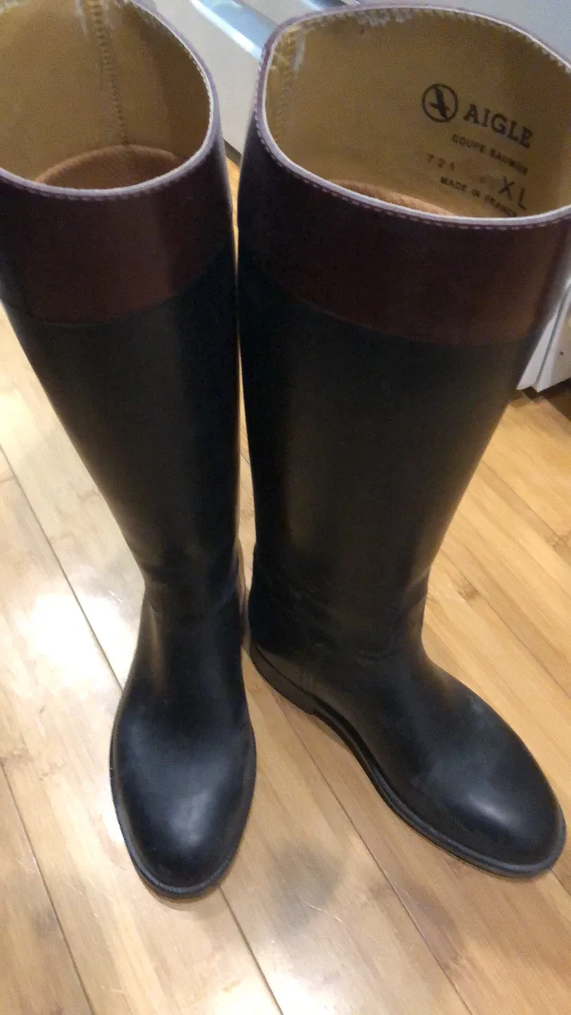 AIGLE racing boots made in France (size 38)