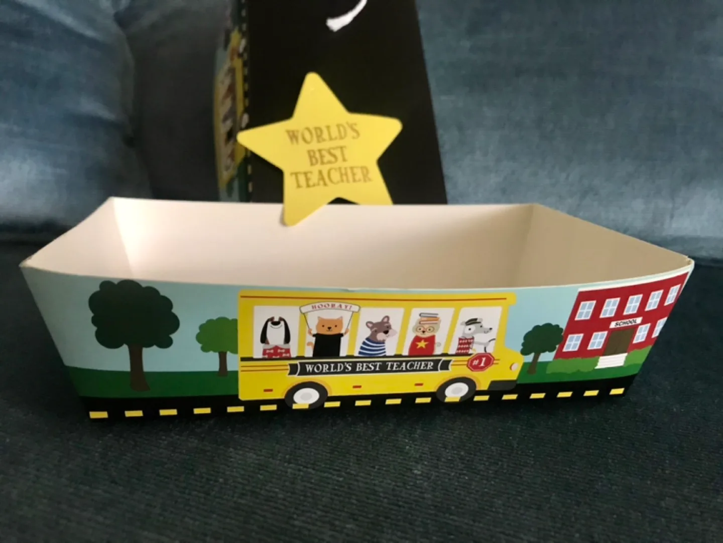 “World’s Best Teacher” Gift/Treats/Baking Boxes image indicator(3)