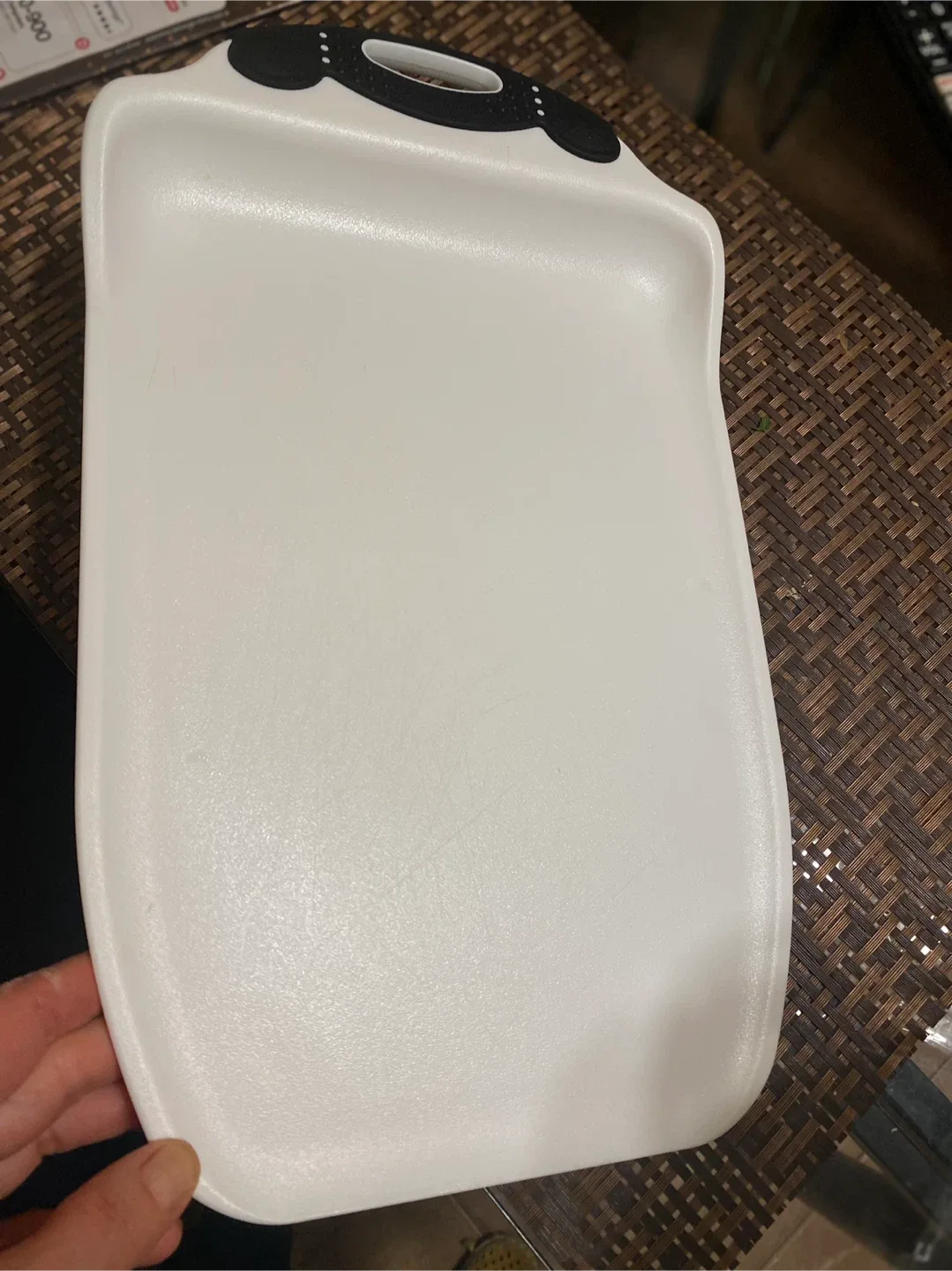 Dexas White Polyethylene Cutting Board image indicator(4)