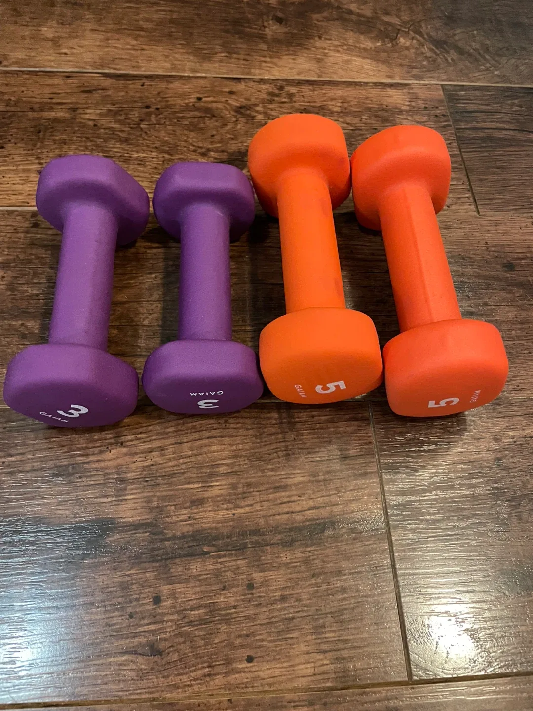 Gaiam 3lb & 5lb Dumbbell Set