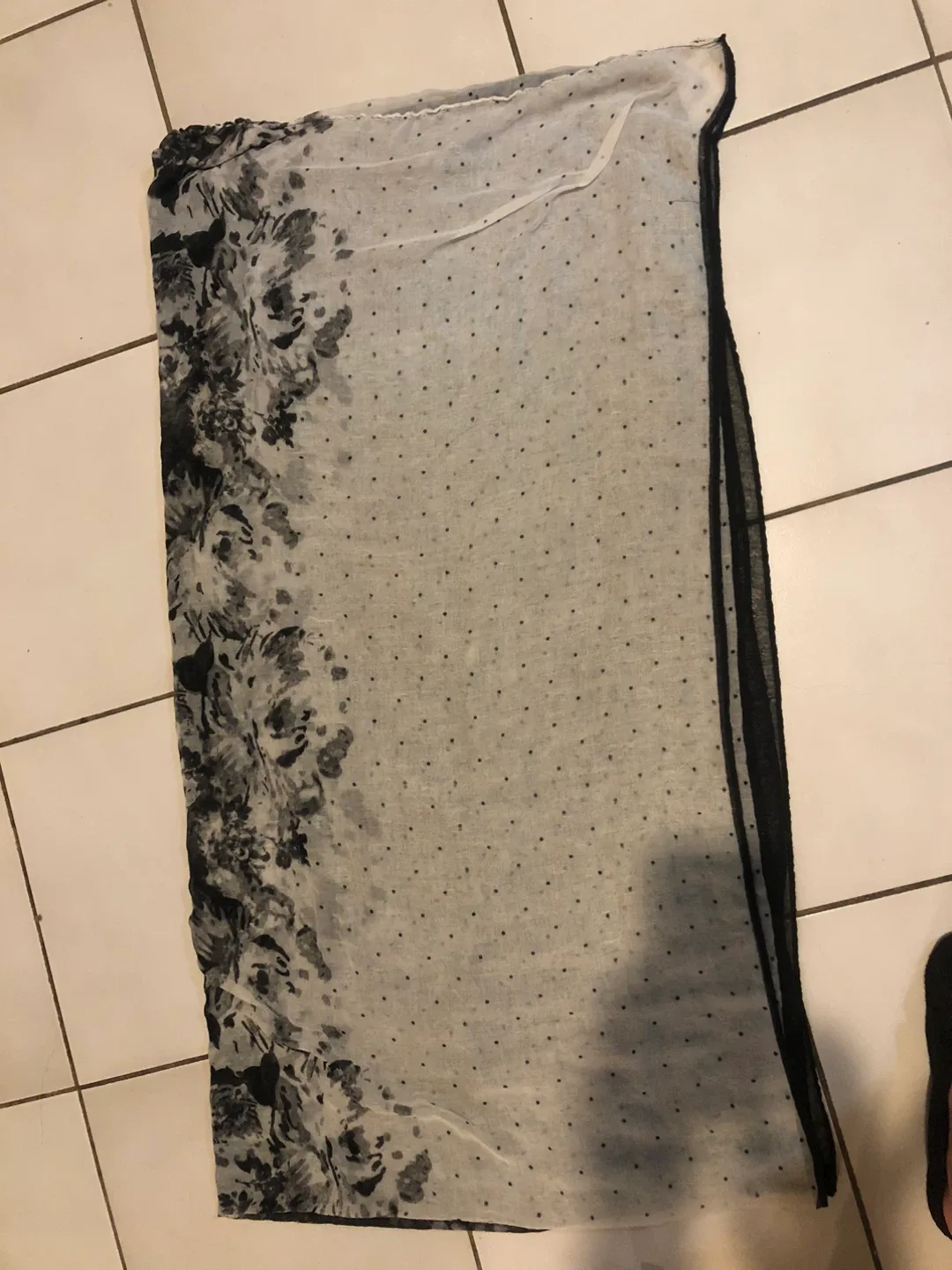 Scarf - Black & White