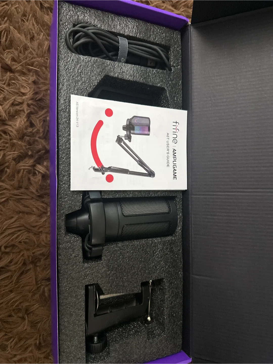 Fifine A6T Gaming Microphone Kit - New in box image indicator(3)