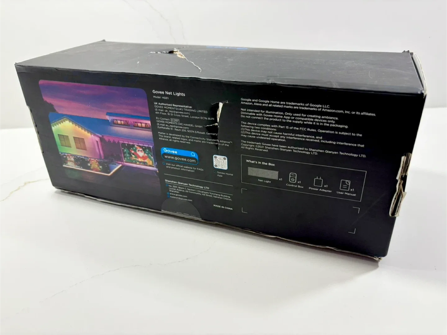 Govee Outdoor Net Lights 2.8x9.4ft 480 LED Beads, Alexa, Google image indicator(8)