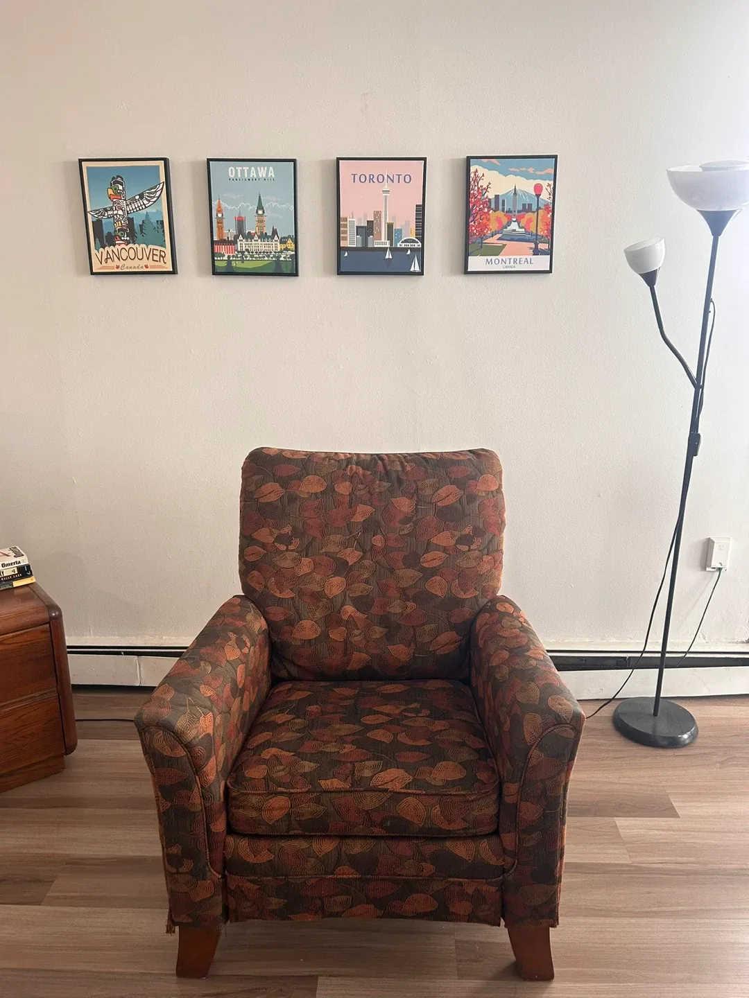 Patterned Recliner Armchair image indicator(2)