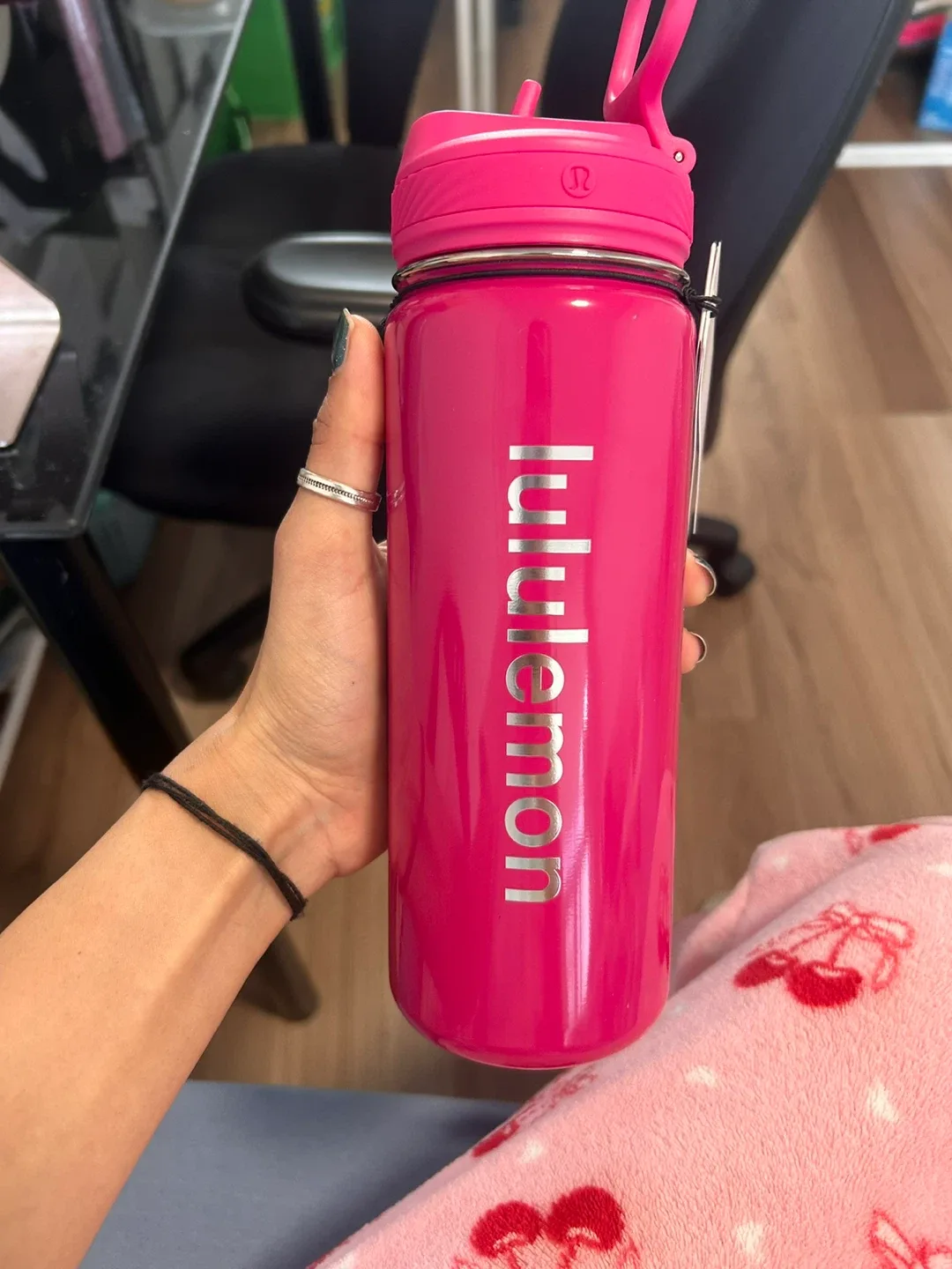 Lululemon Pink Water Bottle