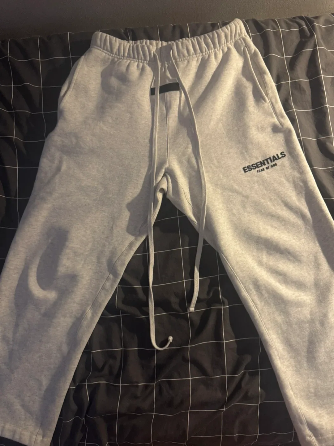 Essentials Fear of God Grey Sweatpants - Size M