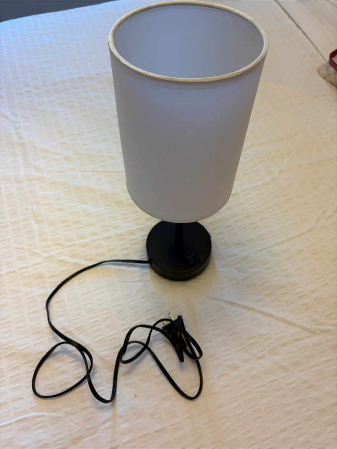 Table Lamp with USB Ports