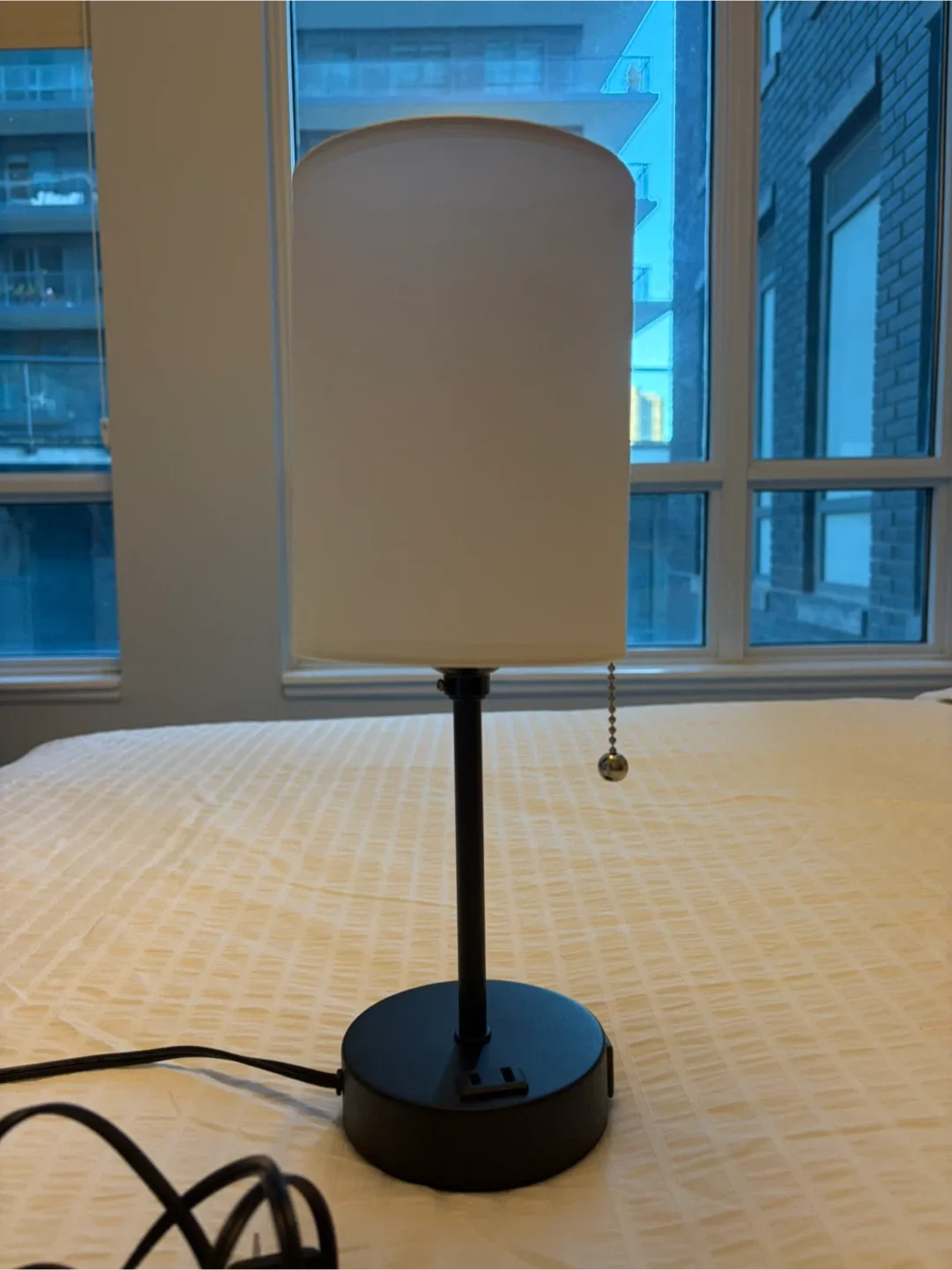 Table Lamp with USB Ports image indicator(3)