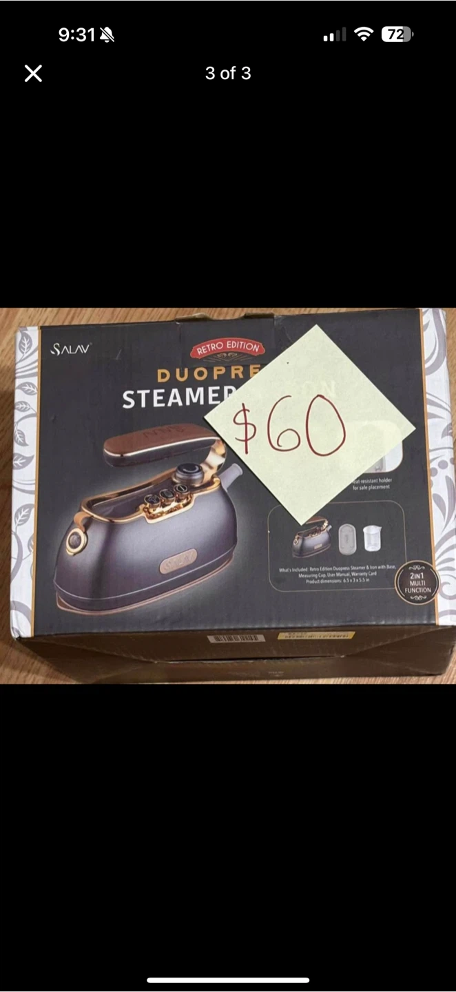 SALAV Duopro Steamer & Iron - Titanium - photo 3