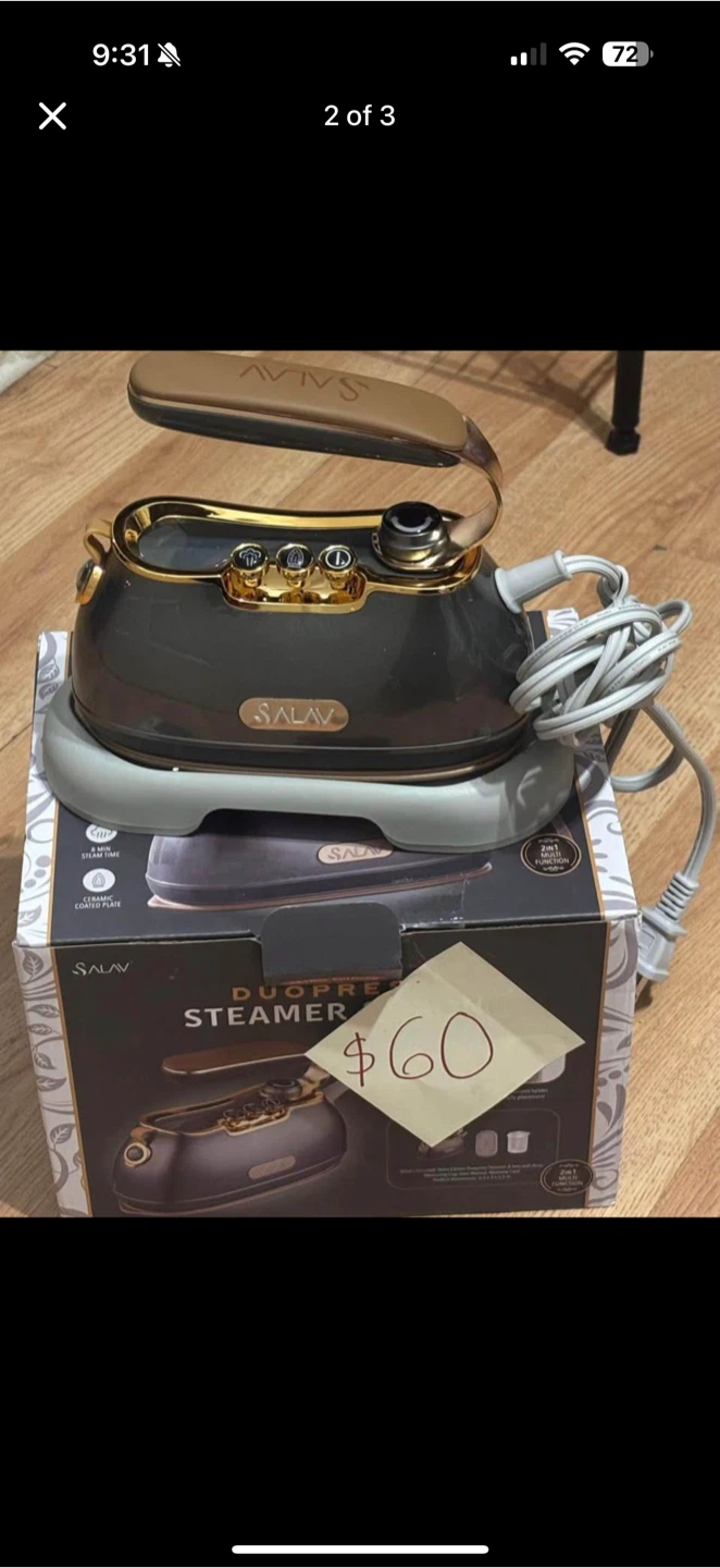 SALAV Duopro Steamer & Iron - Titanium - photo 2