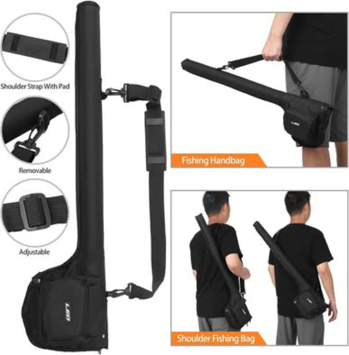 LED Fishing Rod Bag - Black image indicator(8)