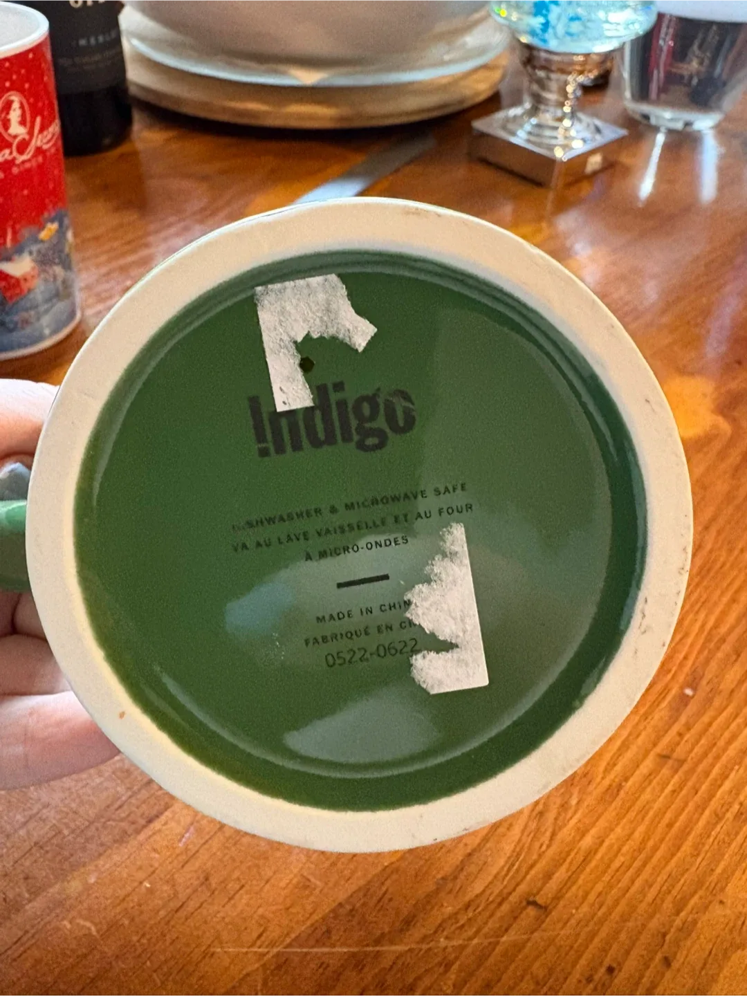 Indigo Green Christmas Tree Mug image indicator(3)