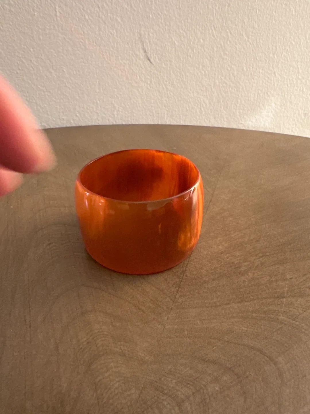 Orange Bangle Bracelet