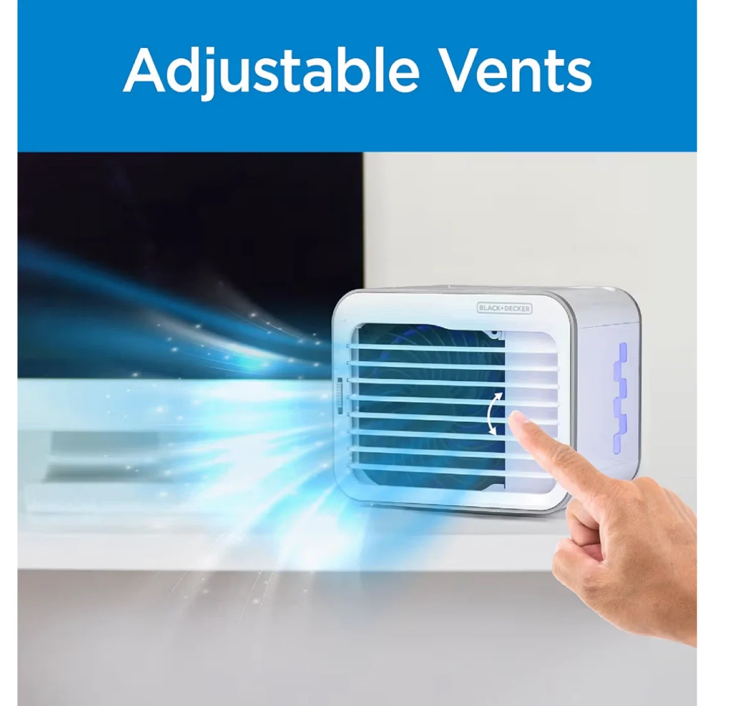 Black+Decker Desktop Air Cooler BDMC2W image indicator(2)