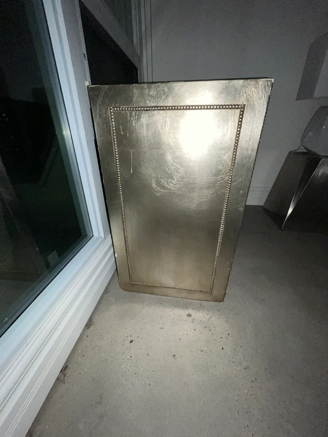 Silver Cabinet with Doors and Drawer image indicator(4)