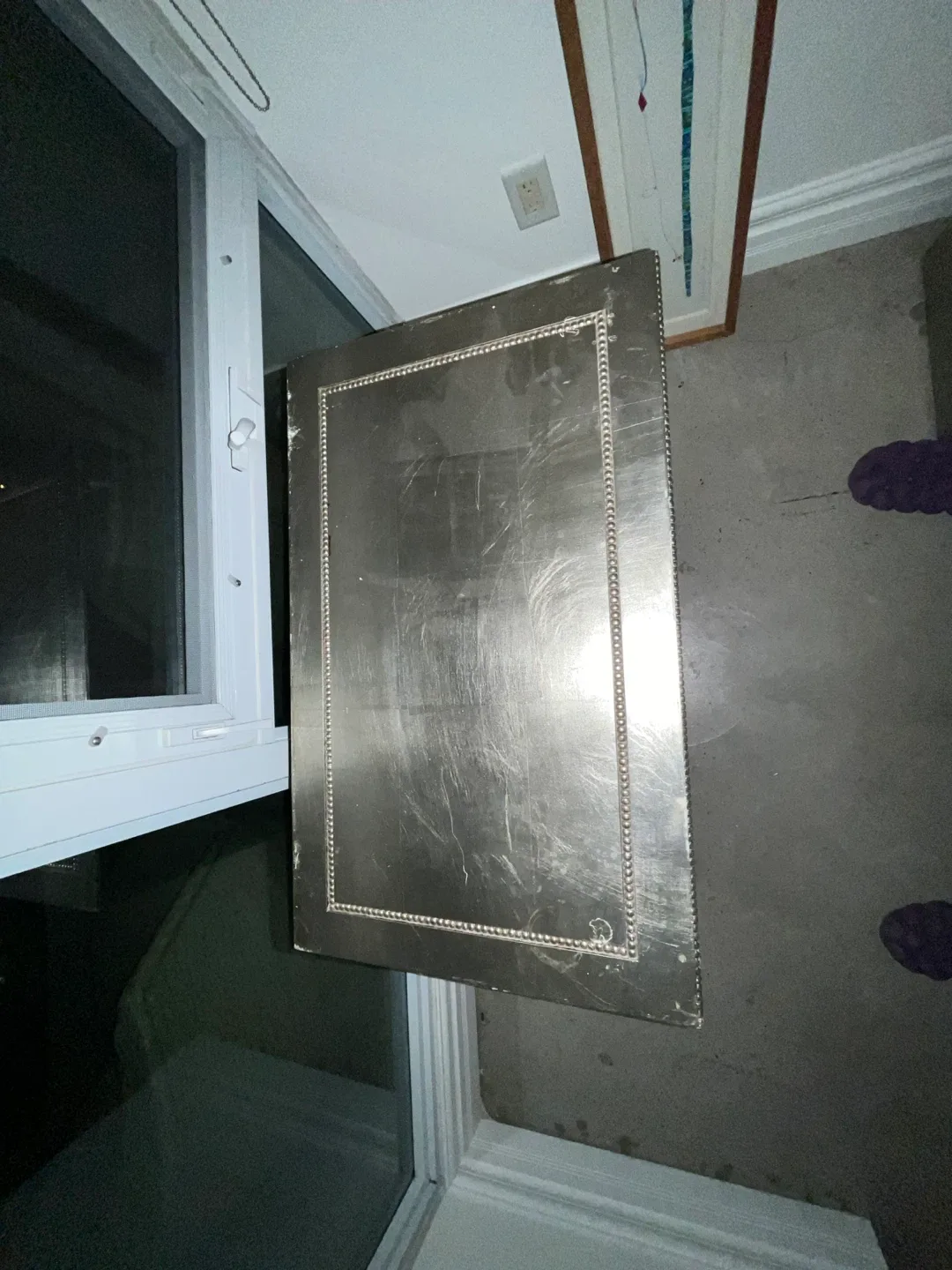 Silver Cabinet with Doors and Drawer image indicator(2)