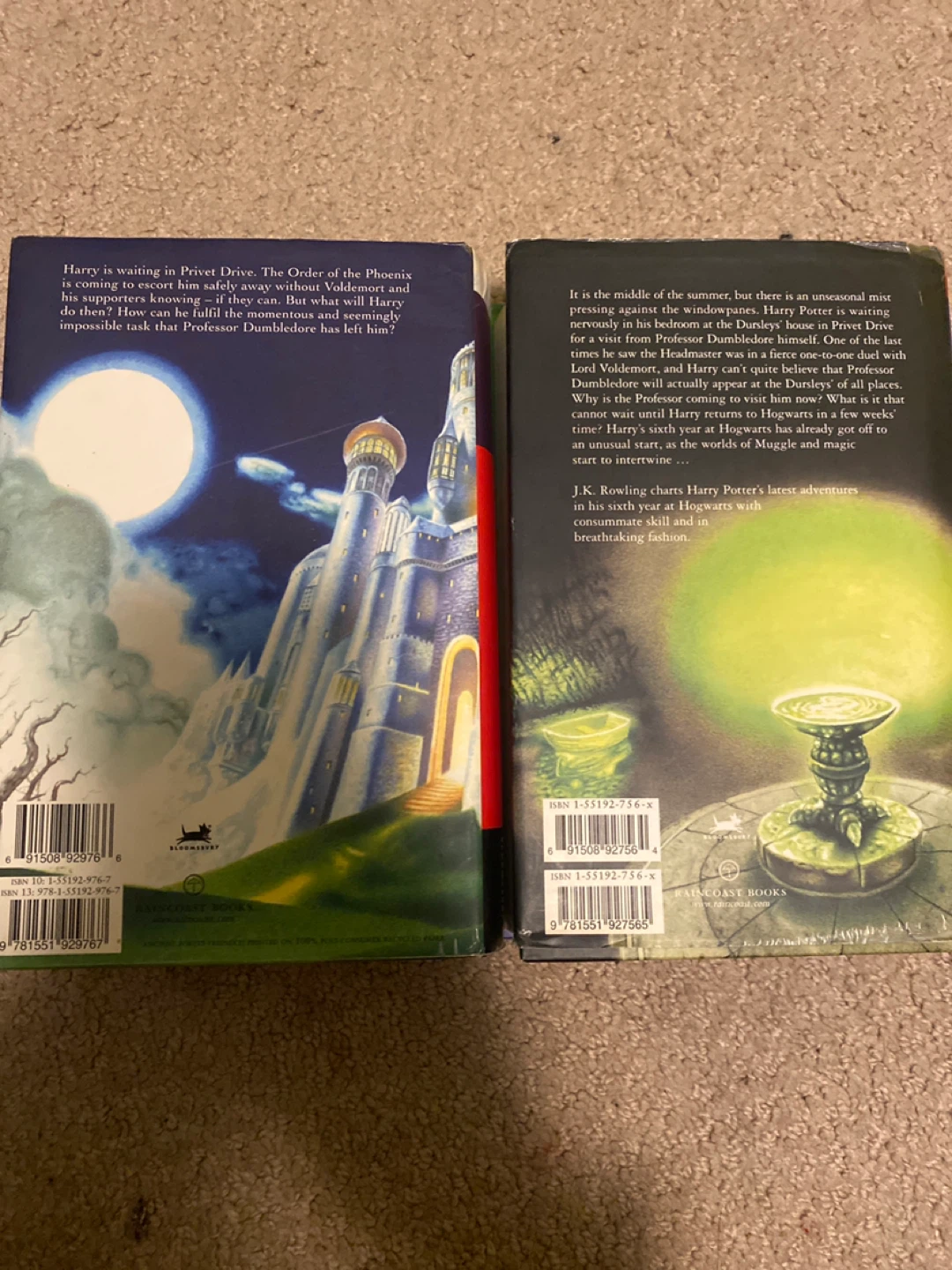 Harry Potter Books: Half-Blood Prince & Deathly Hallows - photo 2