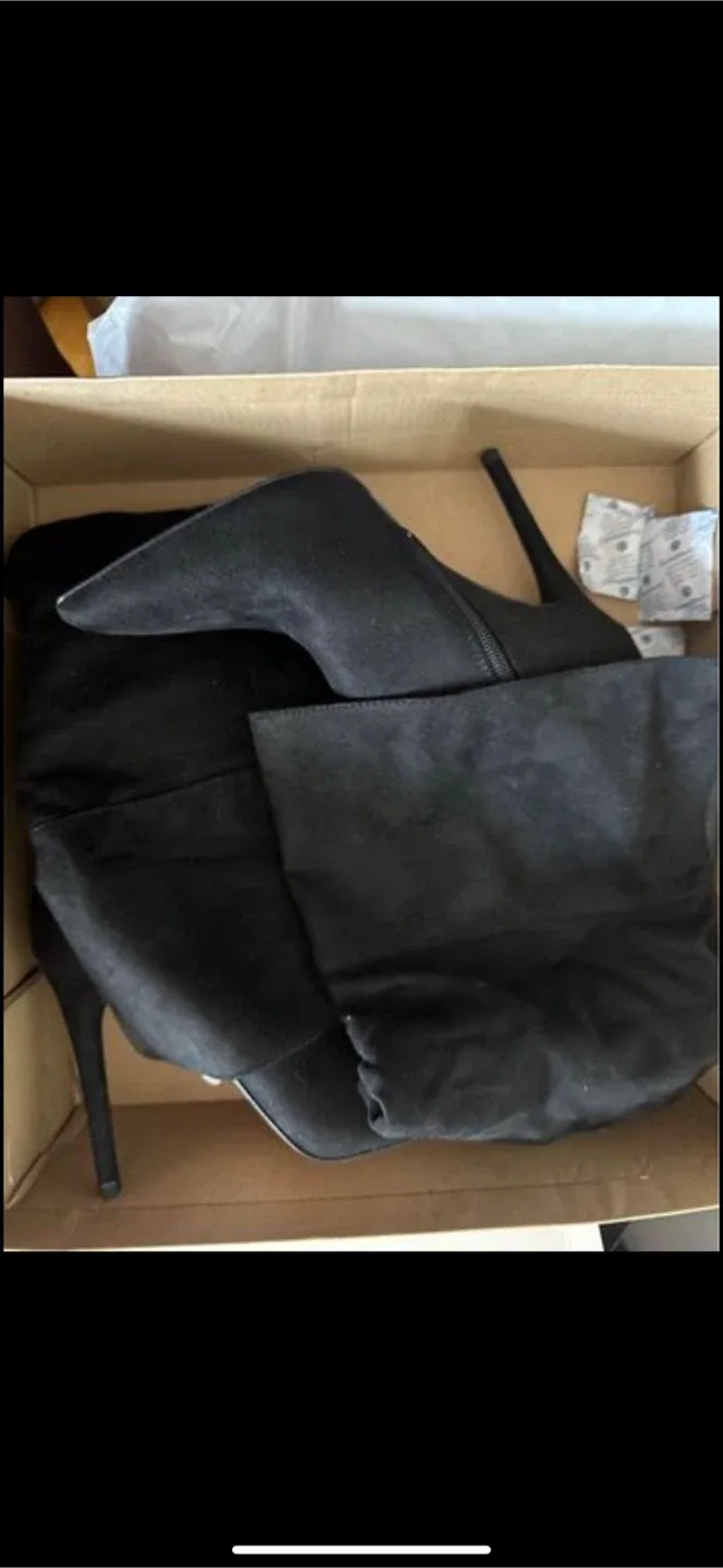 Thigh High Black Boots