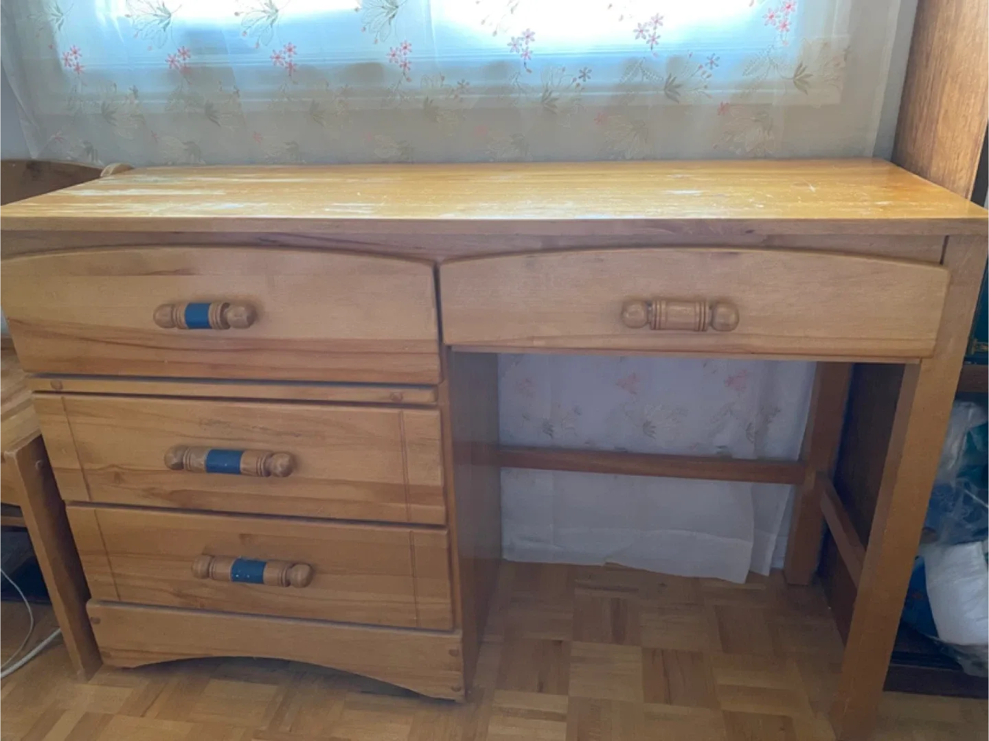 Wooden Desk and Chair Set