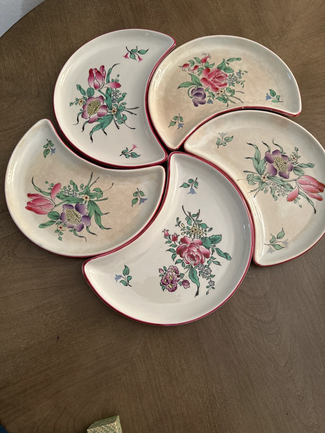 Vintage Crescent Salad Plates Set of 6 - photo 4