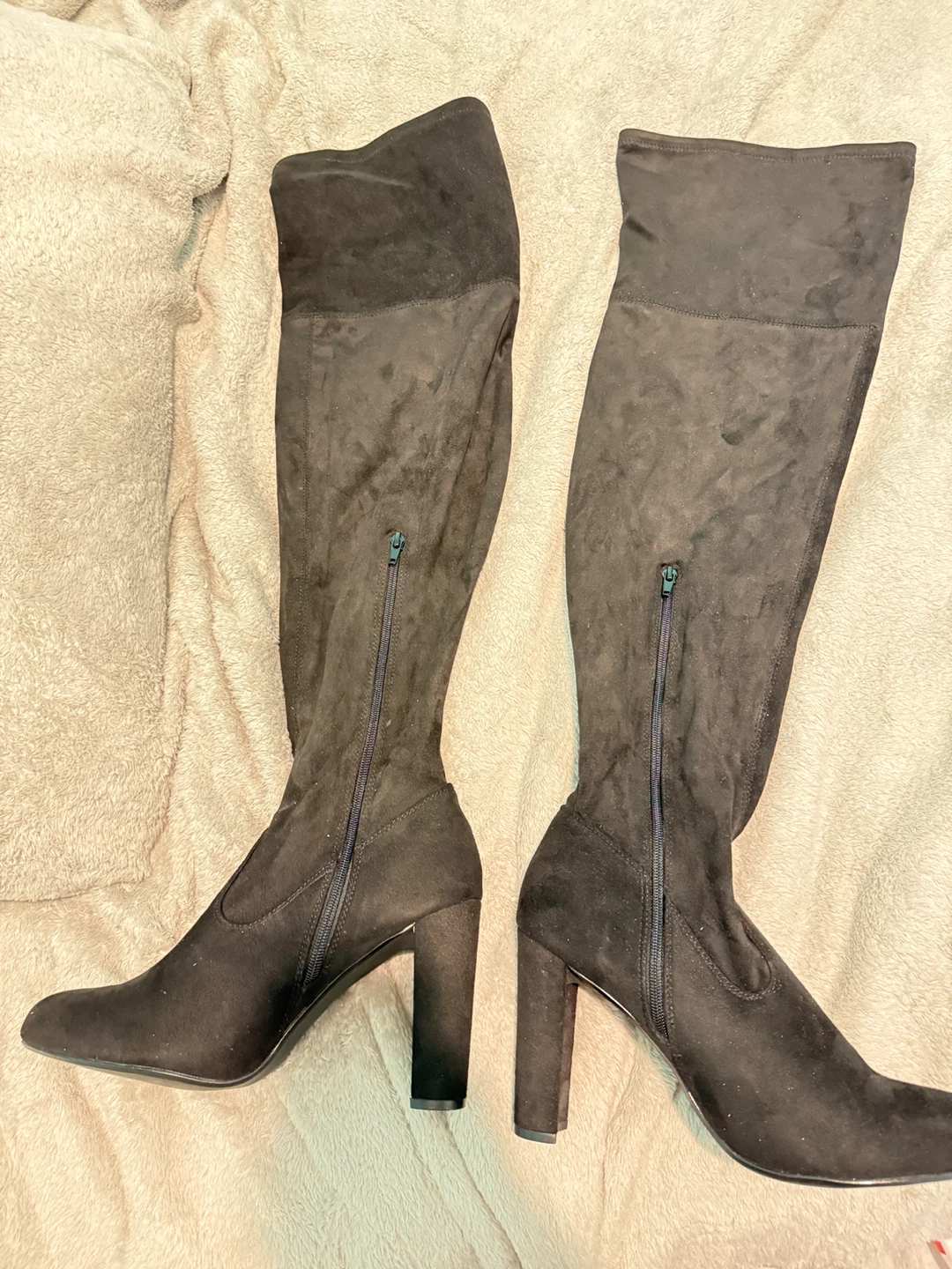 TIBBIE WC Black Floral Over-the-Knee Boots - Size 11 - photo 5
