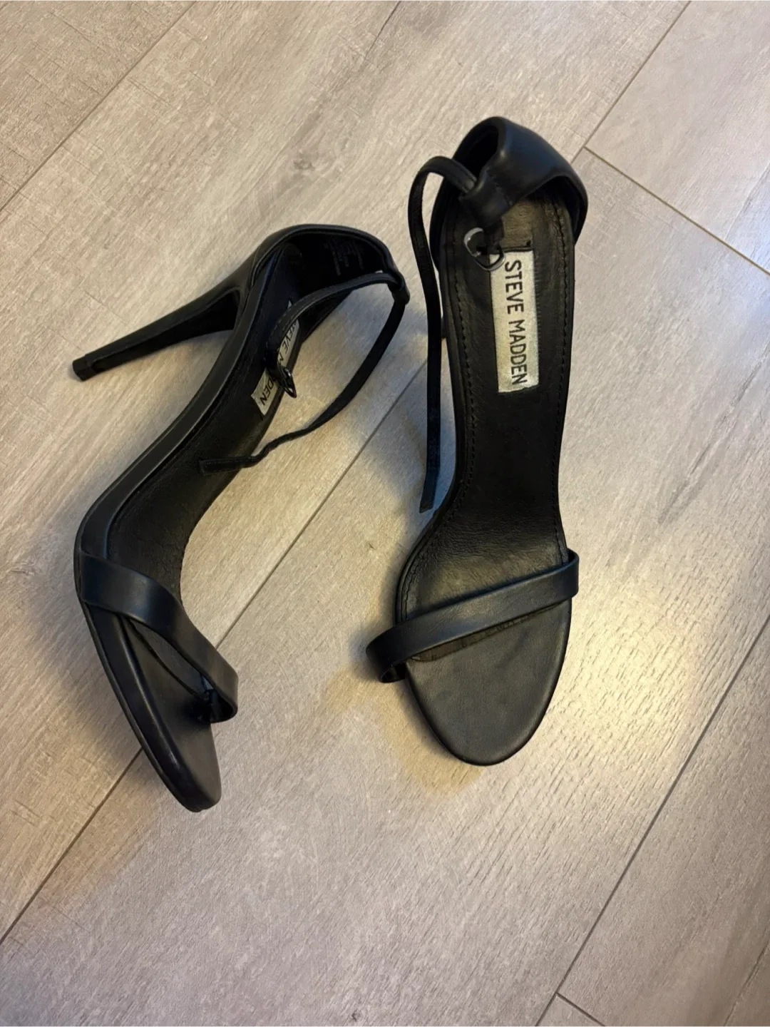 Steve Madden Black Heels, Size 8