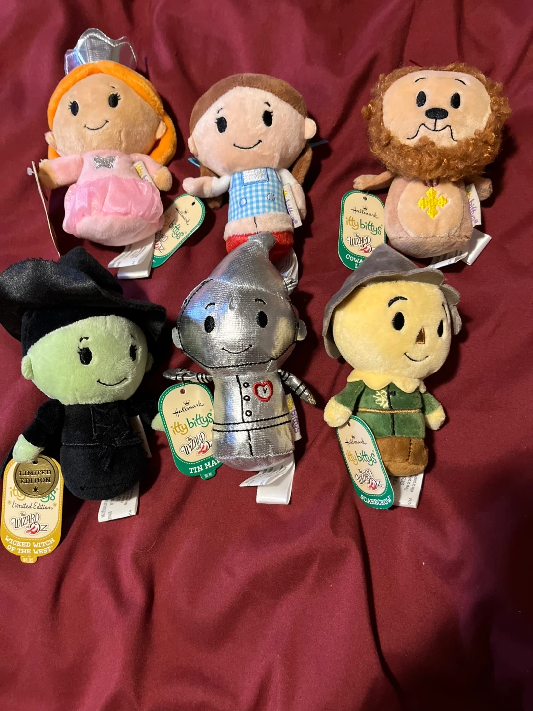 Hallmark Itty Bittys Wizard of Oz Plush Set